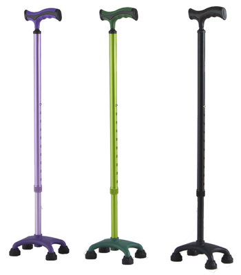 彩色四角拐杖
